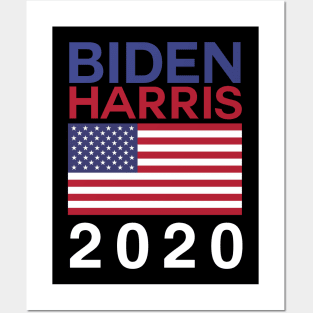 Biden Harris 2020 American Flag Election Day Gift Posters and Art